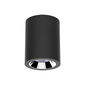 Светодиодный светильник VARTON DL-02 Tube накладной 220х150 мм 55 Вт 4000 K 35° RAL9005 черный муар